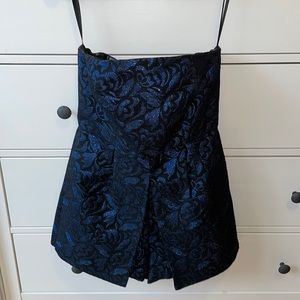 Glam strapless romper